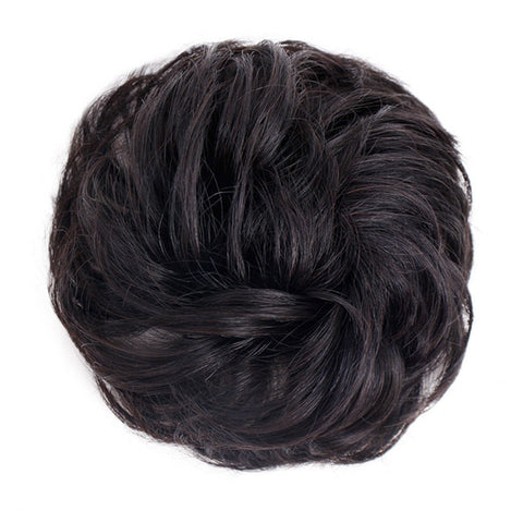 100% Human Hair Curly Bun