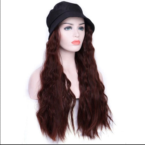 24inch Long Cap Hair Extension Hot Wigs