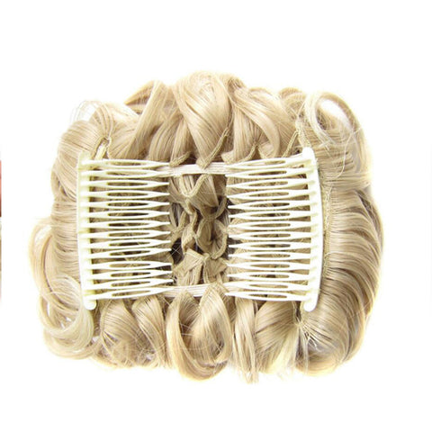 Short Messy Curly Dish Hair Bun Extension【Buy 2 for free shipping】