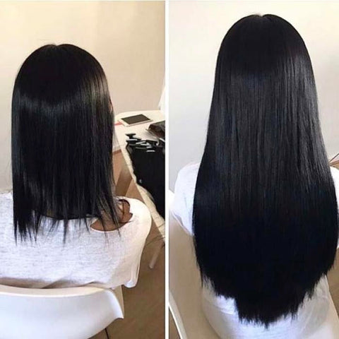 24'' Long Straight Hair Extensions