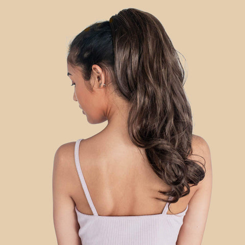 30-Second Dream Claw Clips in Ponytail Extension(Wave)