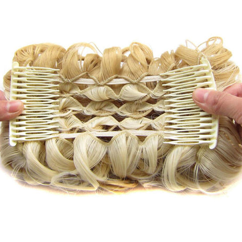 Short Messy Curly Dish Hair Bun Extension【Buy 2 for free shipping】