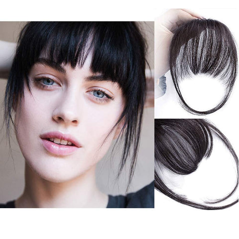 Clip in Bangs 100% Human Hair Extensions Air Bangs