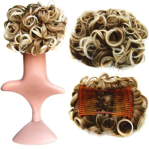 Short Messy Curly Dish Hair Bun Extension【Buy 2 for free shipping】