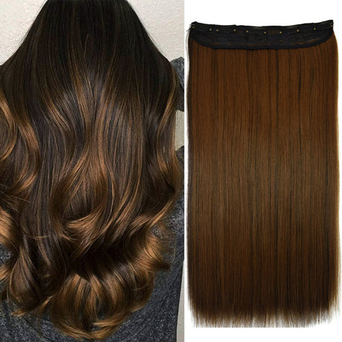 24'' Long Straight Hair Extensions