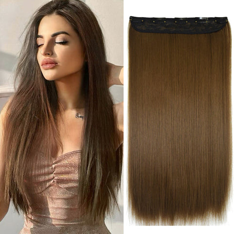 24'' Long Straight Hair Extensions