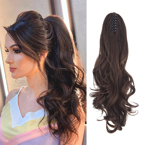 30-Second Dream Claw Clips in Ponytail Extension(Wave)