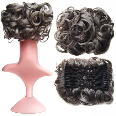 Short Messy Curly Dish Hair Bun Extension【Buy 2 for free shipping】