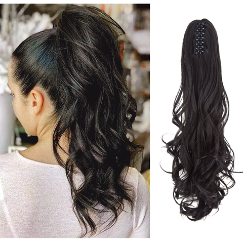 30-Second Dream Claw Clips in Ponytail Extension(Wave)