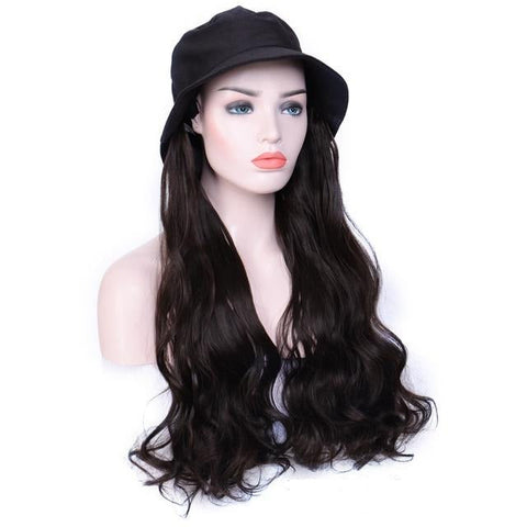 24inch Long Cap Hair Extension Hot Wigs